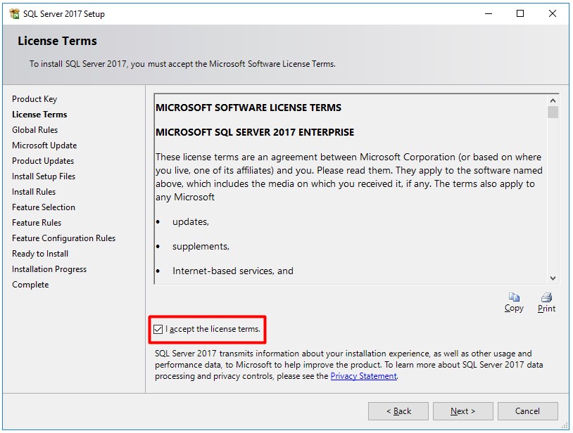 SQL Server 2017 Kurulumu